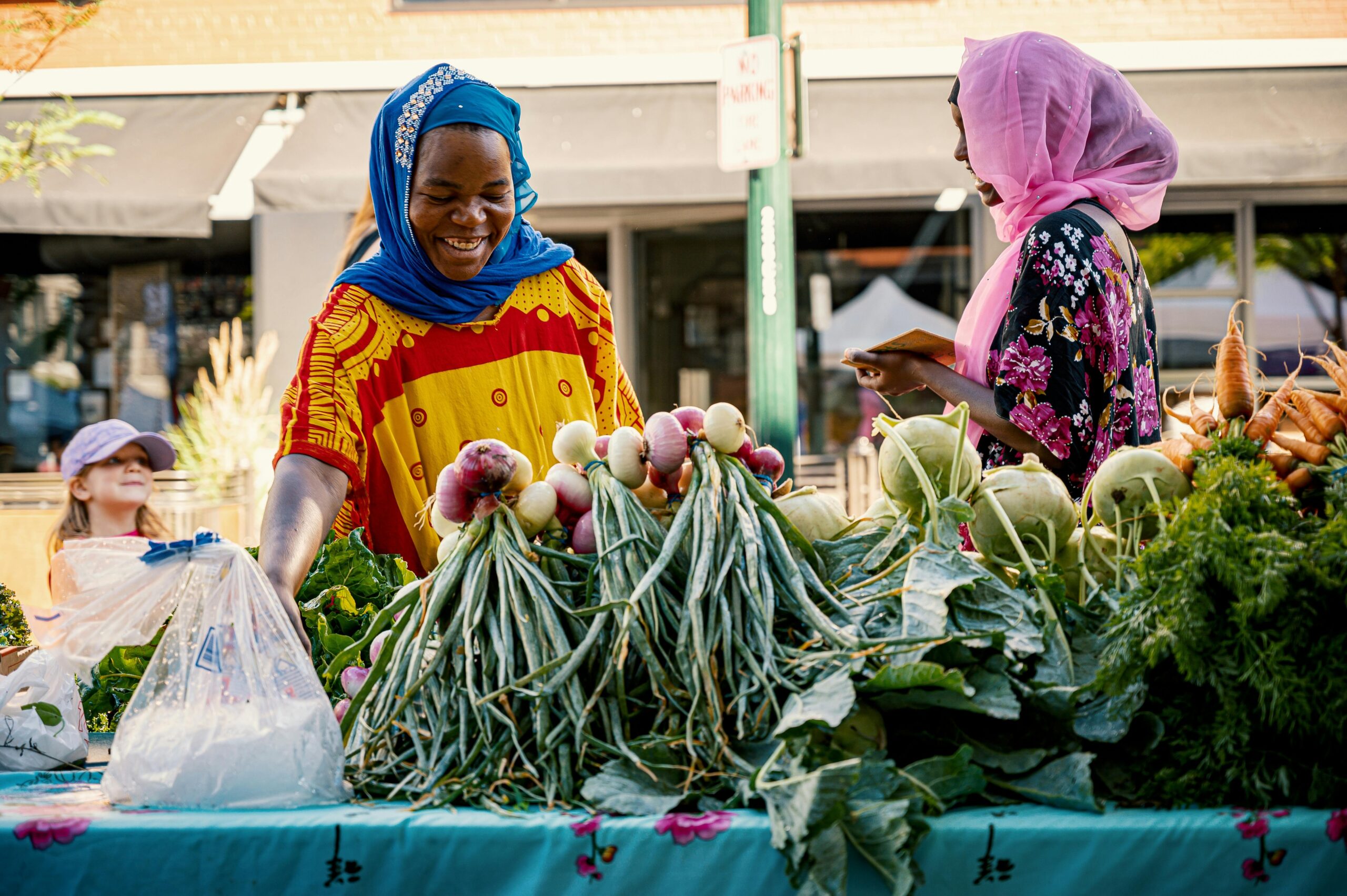 A flyer showcasing current weekly sales at a local friendly market