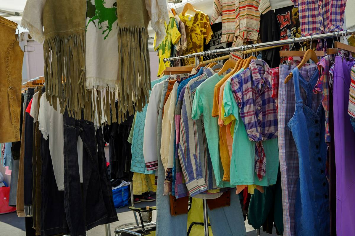 Fresh produce aisle in a budget-friendly market